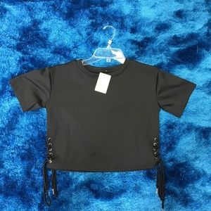 Black or white crop top